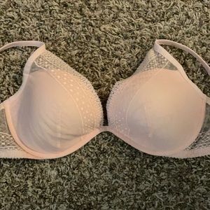 Victoria’s Secret Bra, Size 34 DDD, Pink, Lace